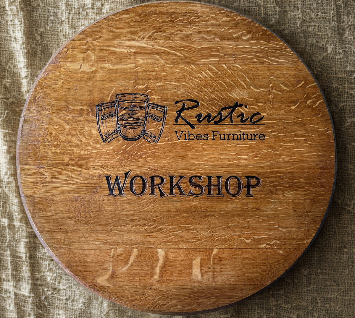 Wine Barrel Laser Engraving