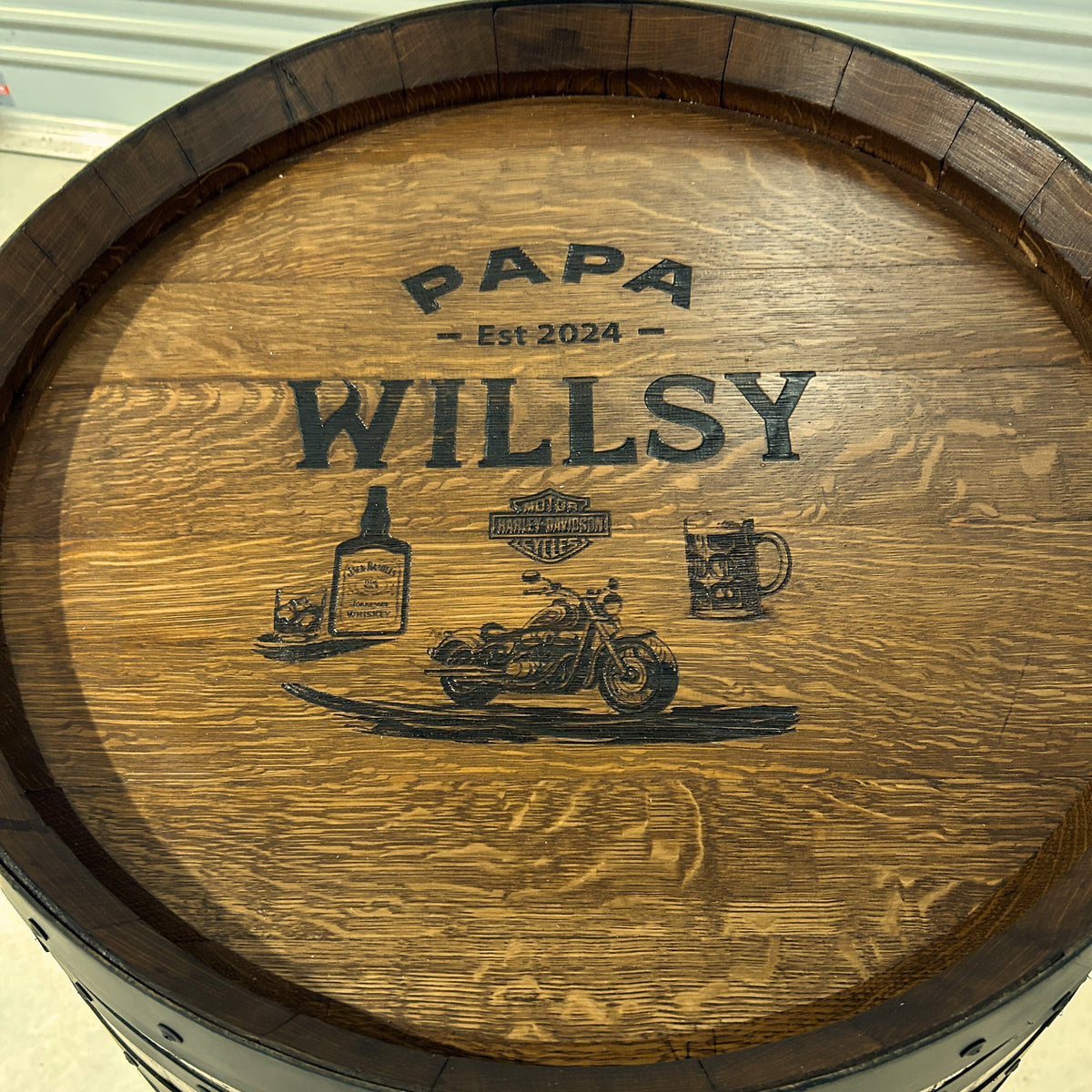 Premium Laser Engraving – Personalise Your Wine Barrel