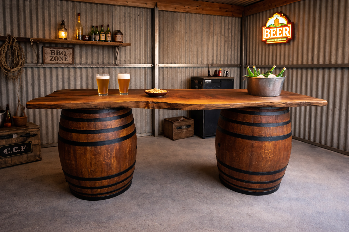 Wine Barrel Furniture – Handmade from Genuine Reclaimed Wine Barrels