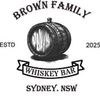 Laser Engraved Bar Sign handcrafted wine barrel furniture in Australia - Brown, image 3