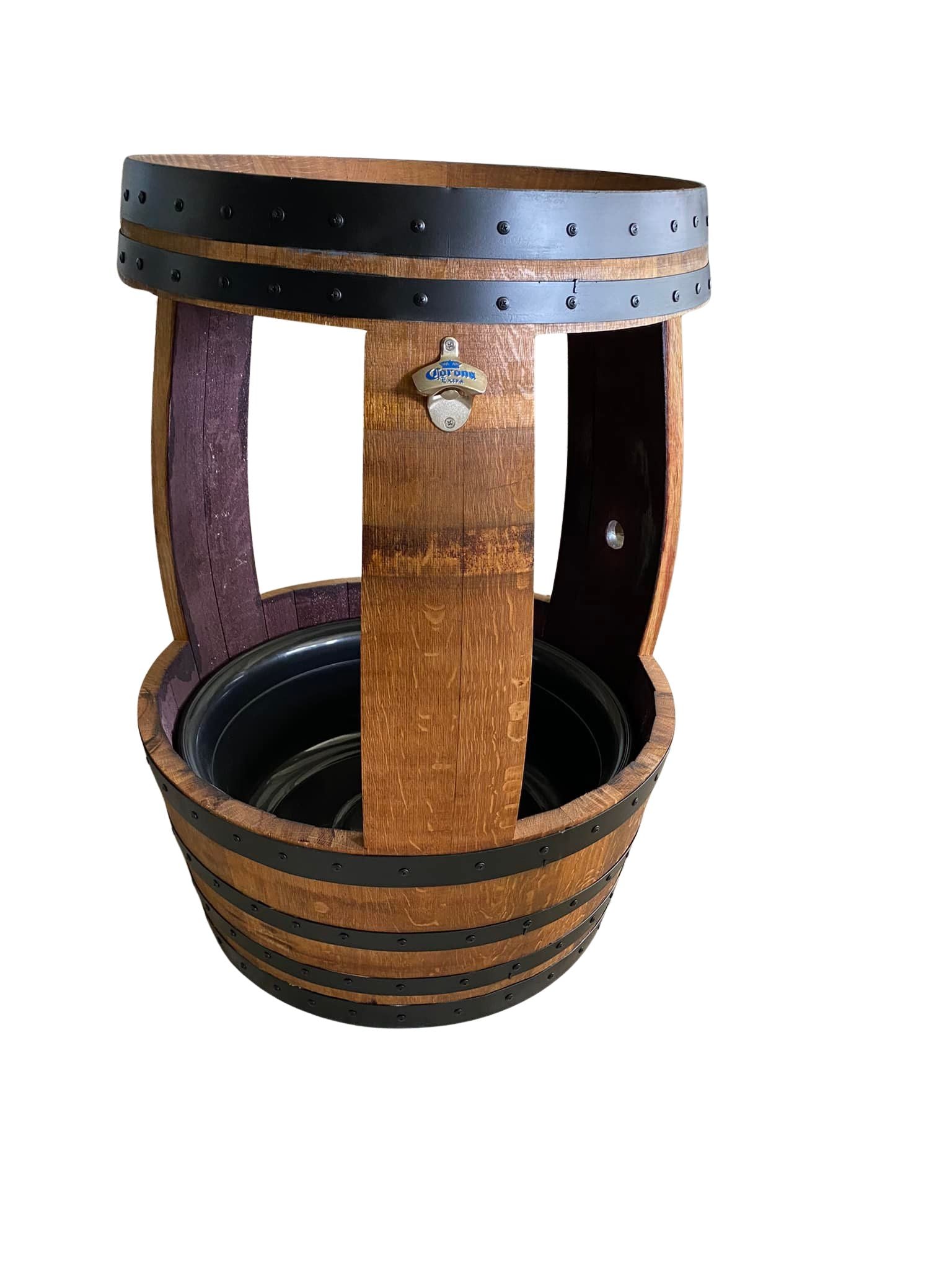 Wine Barrel Esky Cooler handcrafted wine barrel furniture in Australia - Brown Japan Satin, image 7