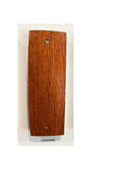 Cedar timber stain sample for wine barrel furniture