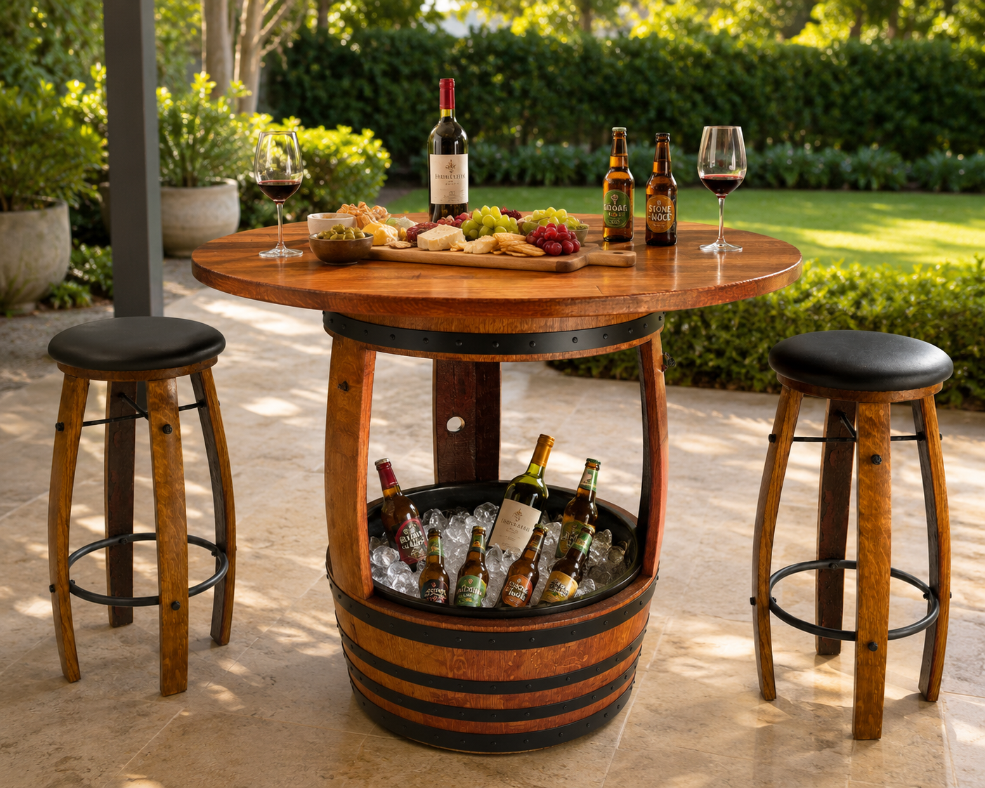 Wine Barrel Esky Cooler – Reclaimed Oak Barrel Ice Chest