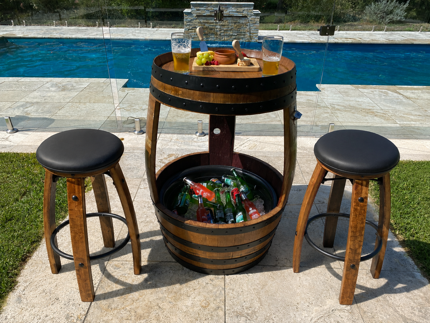 Wine Barrel Esky Cooler – Reclaimed Oak Barrel Ice Chest