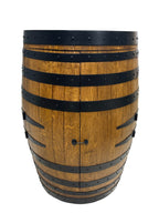 Half Wine Barrel Bar handcrafted wine barrel furniture in Australia - Half Teak Brown Satin, image 32