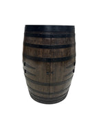 Half Wine Barrel Bar handcrafted wine barrel furniture in Australia - Half black black satin, image 34
