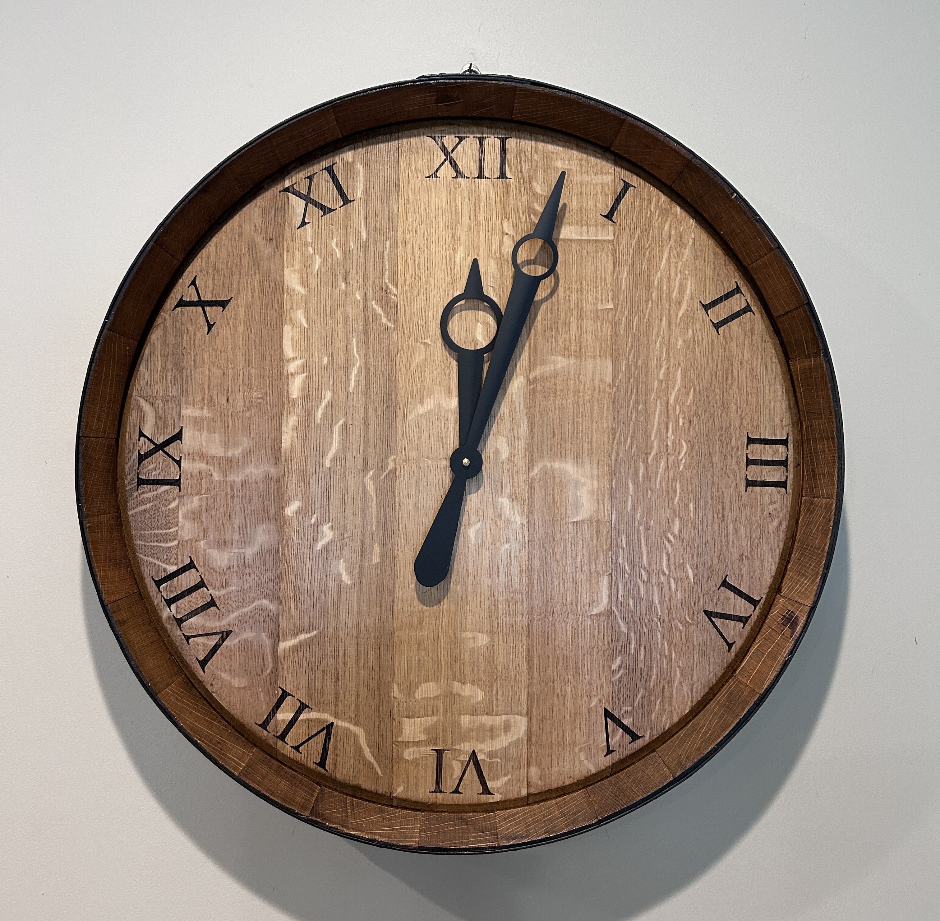630mm Wine Barrel Head Clock handcrafted wine barrel furniture in Australia - IMG 0396 82115799 9cda, image 11