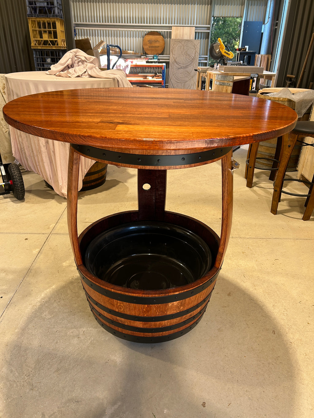 Wine Barrel Esky Cooler – Reclaimed Oak Barrel Ice Chest