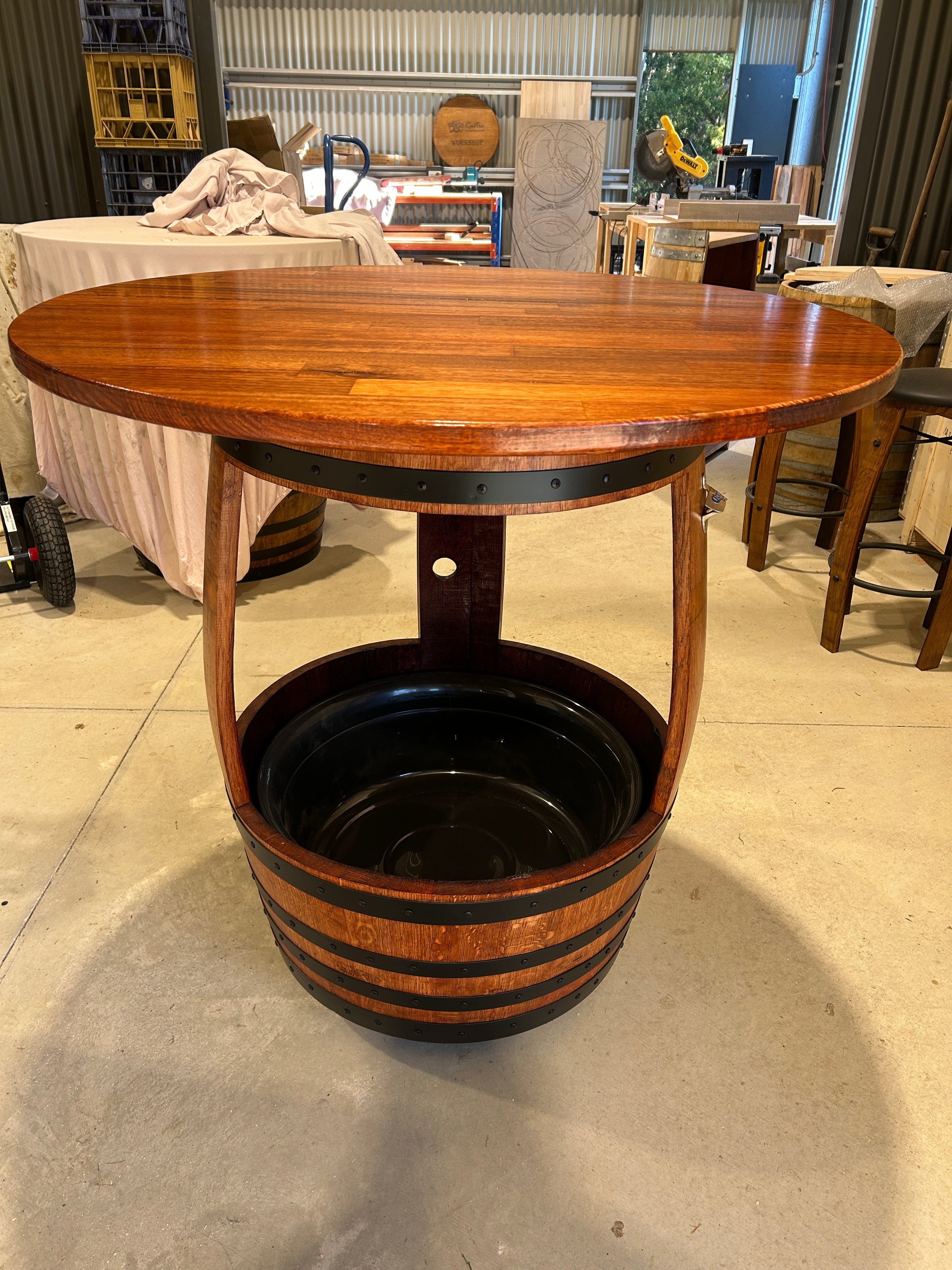 Wine Barrel Esky Cooler – Reclaimed Oak Barrel Ice Chest