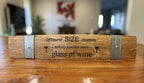 Laser Engraved Wine Barrel Single Stave Signs handcrafted wine barrel furniture in Australia - IMG E7603.1 scaled, image 2