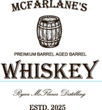 Laser Engraved Bar Sign handcrafted wine barrel furniture in Australia - McFarlanes, image 6