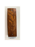Walnut timber stain sample for wine barrel furniture