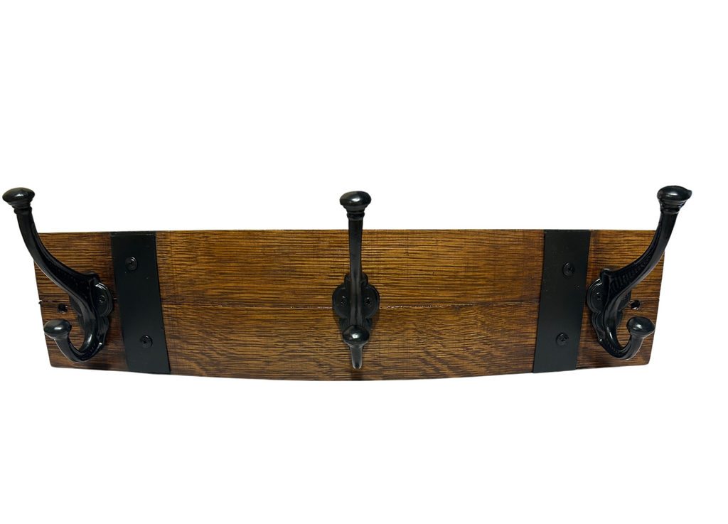 Wine Barrel Coat Rack
