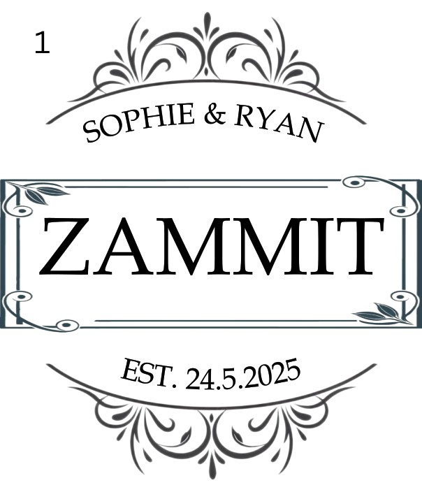 Laser Engraved Wedding Sign handcrafted wine barrel furniture in Australia - Wedding 1, image 2