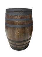 Wine Barrel Bar handcrafted wine barrel furniture in Australia - matt black, image 9