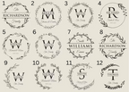 Laser Engraved Family Monogram Sign handcrafted wine barrel furniture in Australia - number 1 to 12, image 2