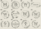 Laser Engraved Family Monogram Sign handcrafted wine barrel furniture in Australia - numbers 36 to 47, image 5