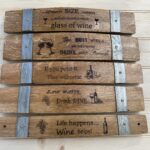 Wine barrel laser engraving