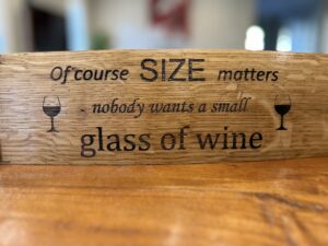 wine barrel laser engraving